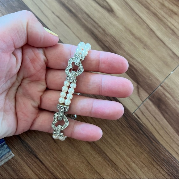 Beaded heart bracelet - Picture 2 of 3